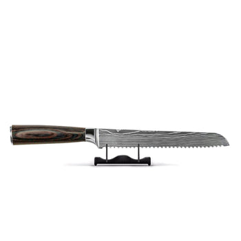 Couteau à pain Shinrai Knives - Couteau à pain Damas 20 cm