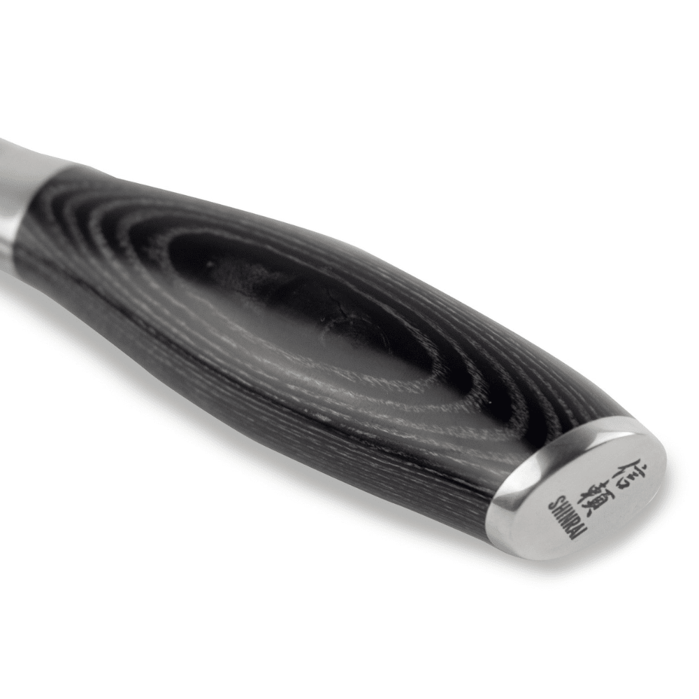 Shinrai Knives - Damast Pakka Wood Santoku 18 cm