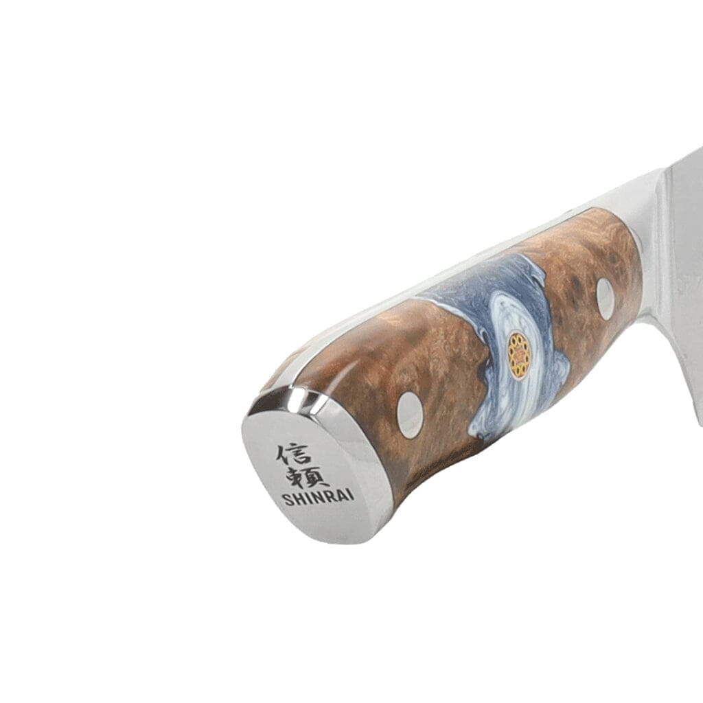 Shinrai Knives - Eclipse Series Damascus Santokumes 18 cm Santokumes Shinrai Knives 