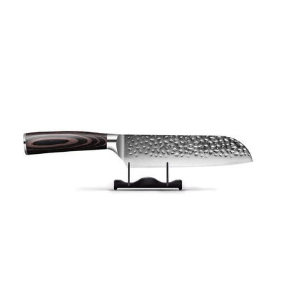 Shinrai Knives - Hammered RVS 2-delige Messenset - Santoku + Schilmes Messenset Shinrai Knives 