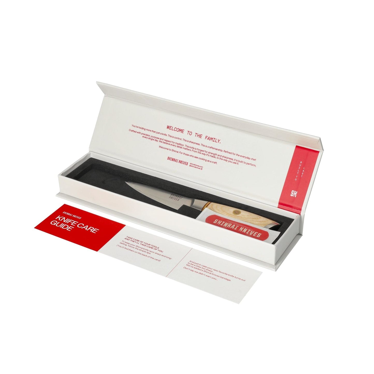 Shinrai Knives - Hikari Damascus 2-delige set - Koksmes + Schilmes Messenset Shinrai Knives 