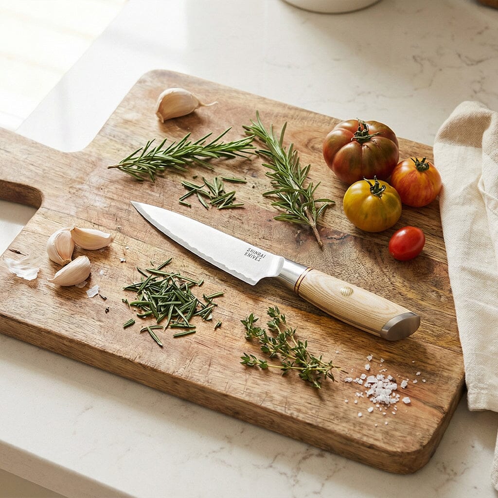 Shinrai Knives - Hikari Damascus 5-delige messenset Messenset Shinrai Knives 