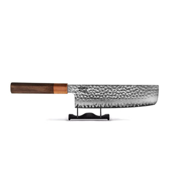 Couteaux Shinrai - Couteau Nakiri Damas exclusif Kigami 18 cm Couteaux Shinrai Nakirimes