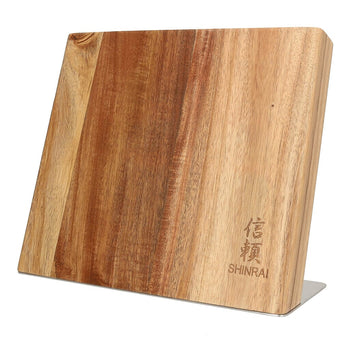 Bloc magnétique à couteaux Shinrai Knives - Cito simple face - Bois d'acacia