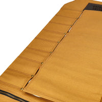 Couteaux Shinrai - Étui à couteaux en toile et cuir marron de haute qualité