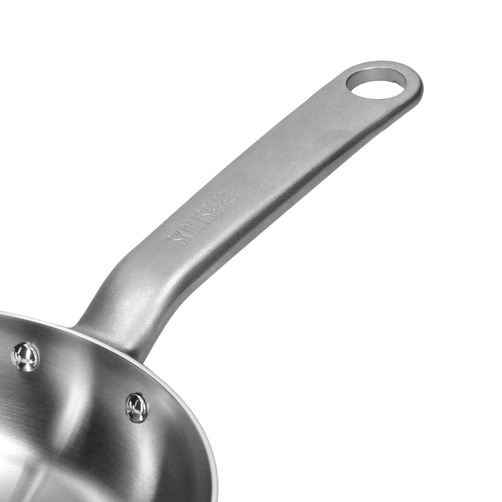 Poêle à frire Skottsberg en acier inoxydable de 28 cm avec couvercle
