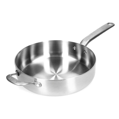Poêle à frire Skottsberg en acier inoxydable de 28 cm avec couvercle