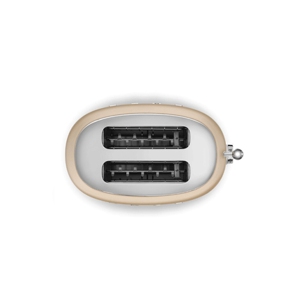 Smeg - Broodrooster | Chamapgne | Toaster 2x2 Smeg 