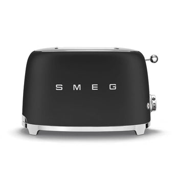 Smeg - Grille-pain | Noir mat | années 50 | Grille-pain 2x2 Smeg