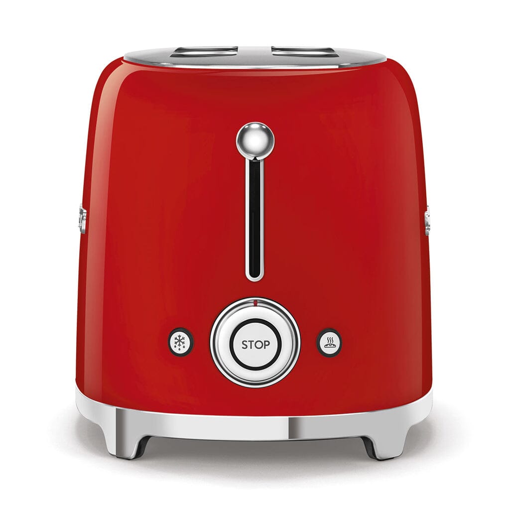 Smeg - Broodroosters | Rood | Jaren 50 | Toaster 2x4 Broodrooster Smeg 