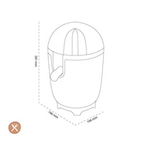 Smeg - Citruspers | Crème | Jaren 50 | Citrus Juicer Citruspers Smeg 