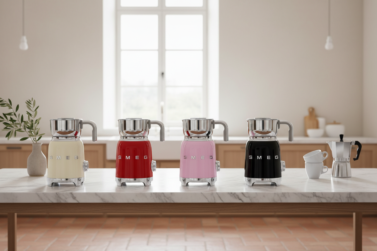 SMEG melkopschuimers