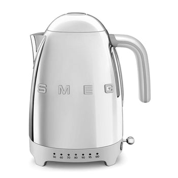 Bouilloire Smeg | Acier inoxydable chromé | Années 1950 | Bouilloire à débit variable