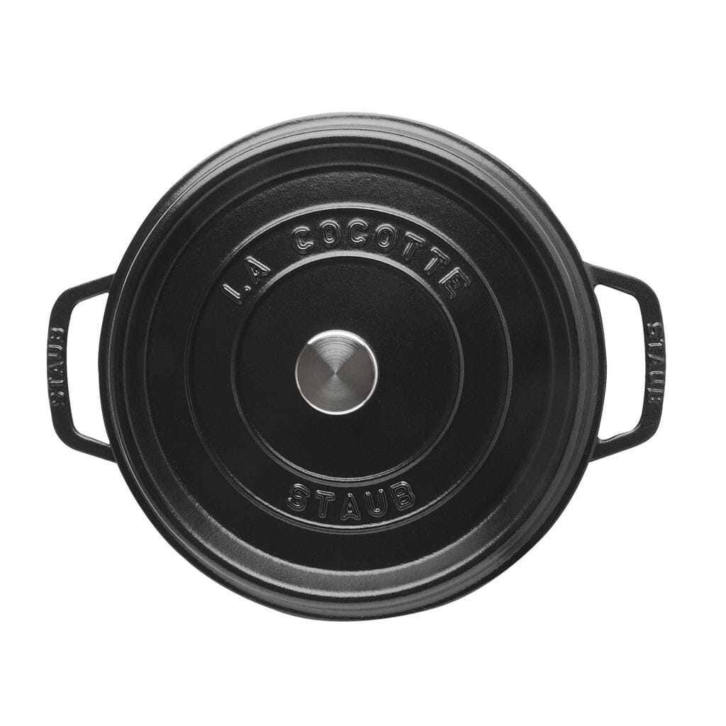 Cocotte basse Staub 26 cm noire