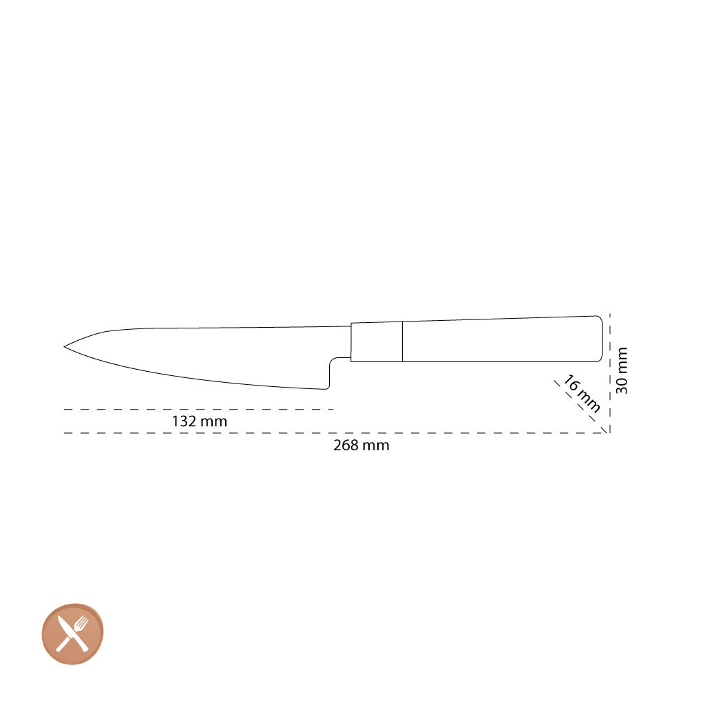 Shinrai Japan - Takumi Kaza Damascus Officemes 13 cm