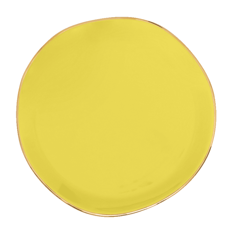 Culture de la nature urbaine Assiette « Bonjour » Limelight, Ø17 cm Culture de la nature urbaine 