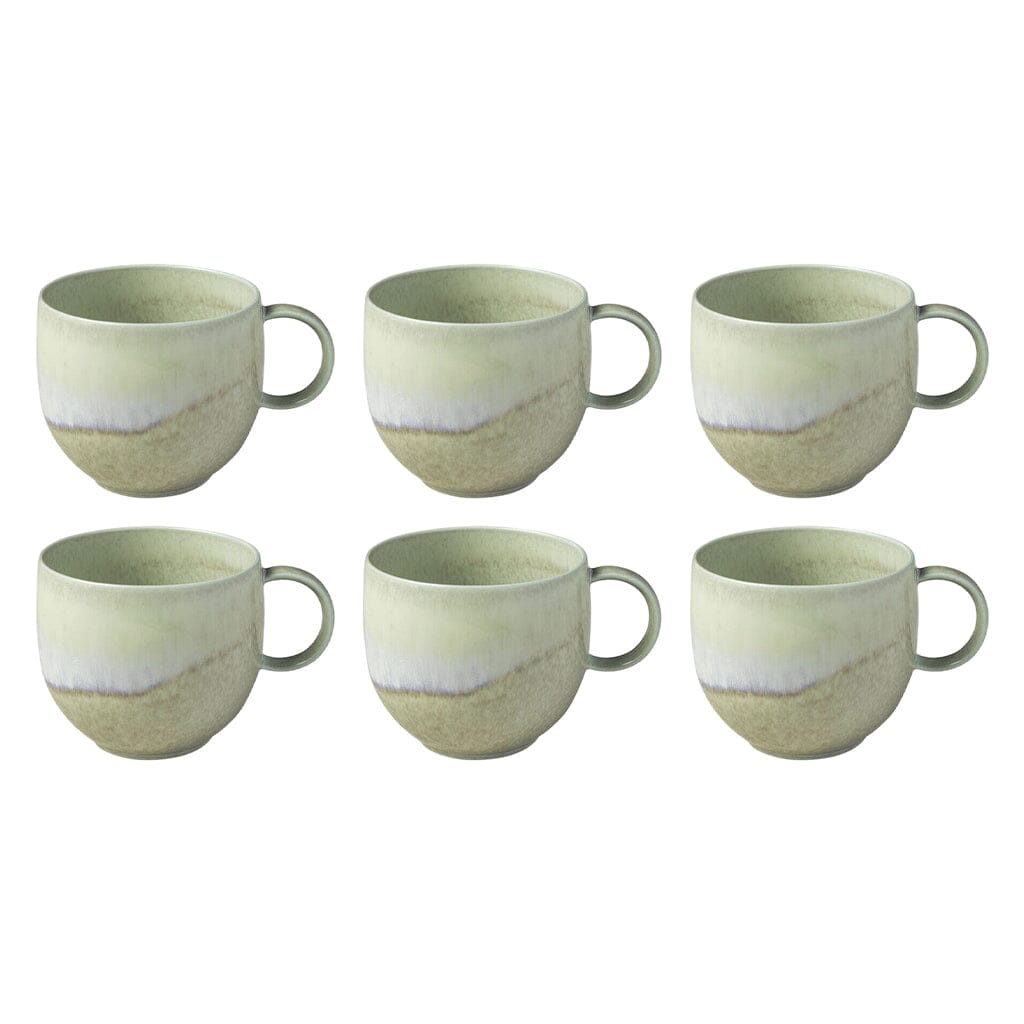 Villeroy & Boch - Perlemor Alga - Koffiemok 190ml, Set van 6 Koffiekopjes Villeroy & Boch 