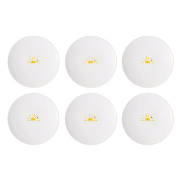 Villeroy & Boch - With Love - Broodbord Hello Sunshine, Set van 6 Villeroy & Boch 