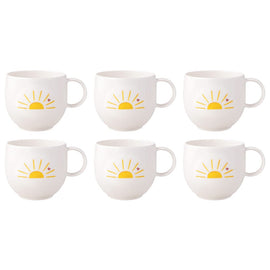 Villeroy & Boch - With Love - Mok Hello Sunshine, Set van 6 Villeroy & Boch 