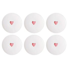 Villeroy & Boch - With Love - Ontbijtbord Sending Love, Set van 6 Villeroy & Boch 