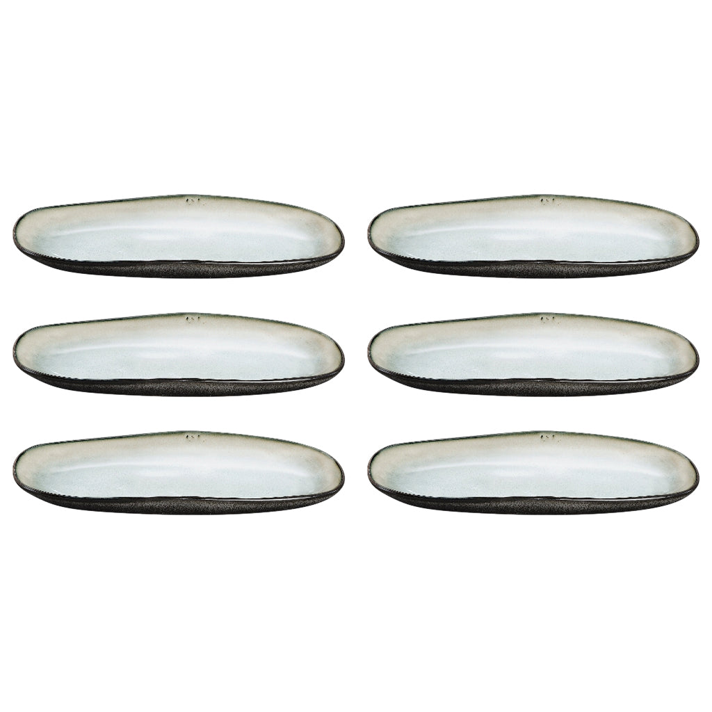 Medard de Noblat - Shadow Nacre Kleine Serveerschaal 23 x 11 cm (set van 6)