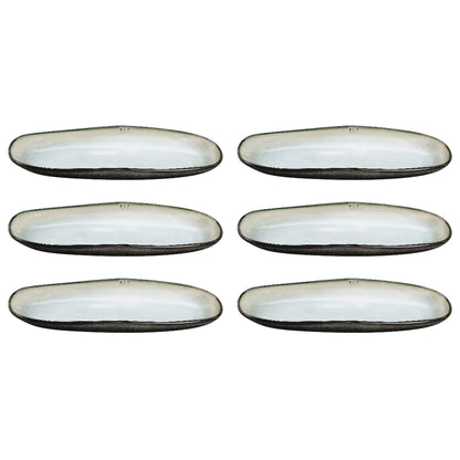 Medard de Noblat - Shadow Nacre Kleine Serveerschaal 23 x 11 cm (set van 6)