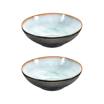 Medard de Noblat - Shadow Aqua Saladeschaal 24 cm (set van 2)