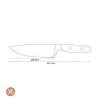 Wusthof - Amici Koksmes 20 cm Koksmes Wusthof 