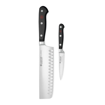 Wüsthof - Coffret de couteaux classique 2 pièces - Nakiri + Couteau de bureau Wusthof