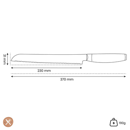 Yaxell - Ketu Broodmes 23 cm Broodmes Yaxell 