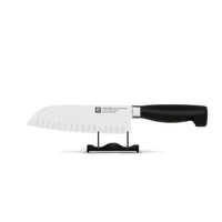 Zwilling - 4 Star Santoku-mes met kuiltjes 180 mm Santokumes Zwilling 