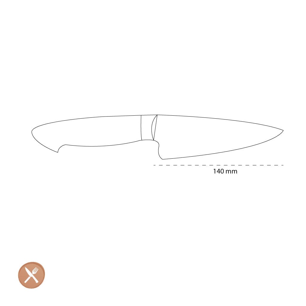 Zwilling - Bob Kramer Stainless - Koksmes Compact 140 mm Zwilling 