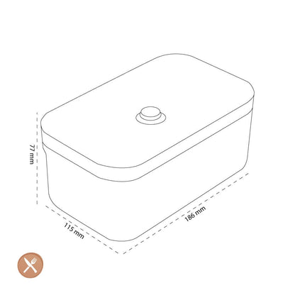 Zwilling - Fresh & Save Vacuüm lunchbox M semi transparant Zwilling 